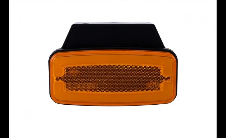 LED marker light amber with bracket 12-24v 50cm. cable - 3