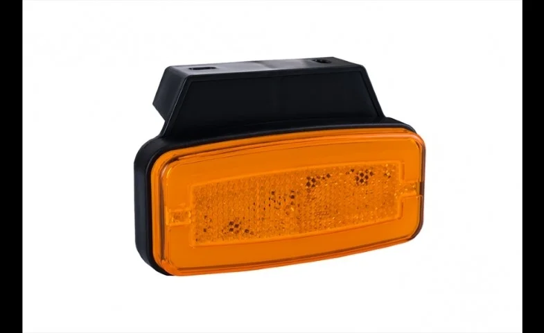 LED marker light amber with bracket 12-24v 50cm. cable