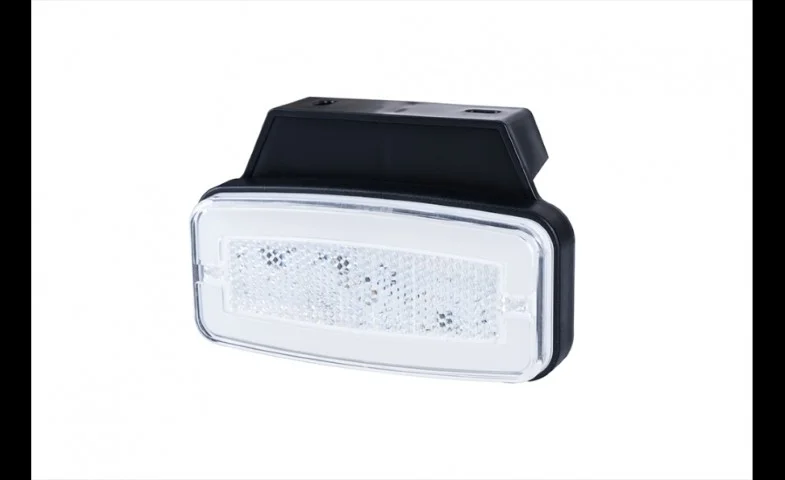 LED Posisjonslys hvitt med feste 12-24V 50cm kabel. - 3