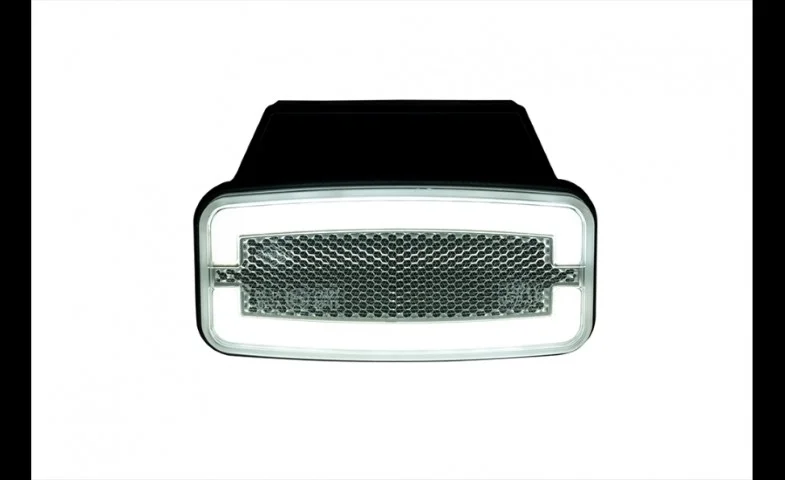 LED Posisjonslys hvitt med feste 12-24V 50cm kabel. - 5