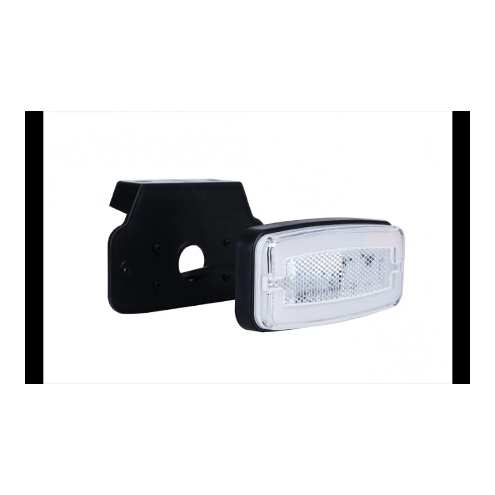 LED luz de posição branco com suporte 12-24v 50cm. cabo