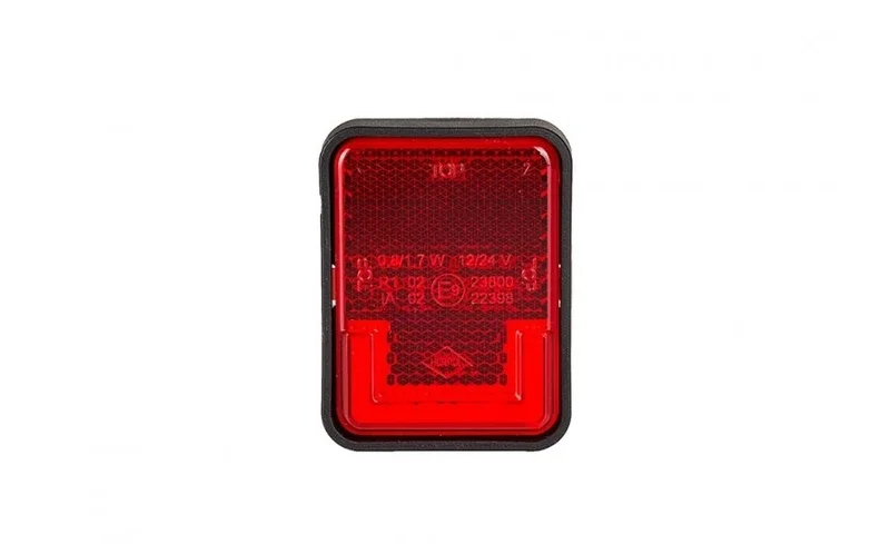 LED marker light neon red with bracket 12-24v 50cm. cable - 11