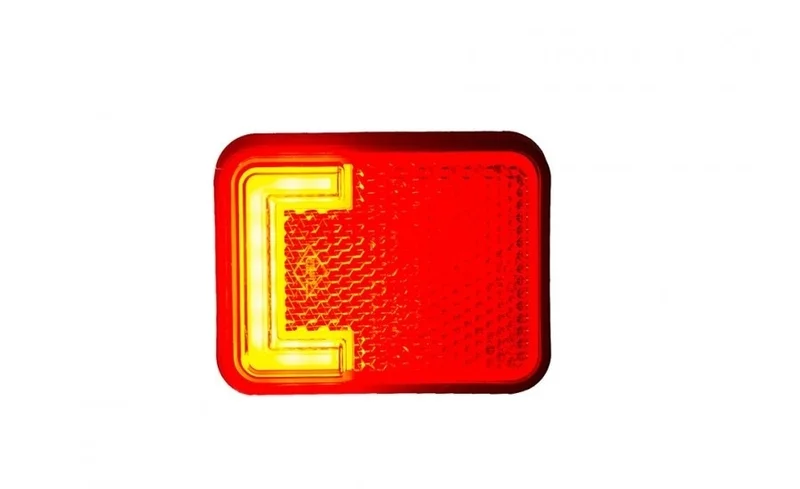 LED marker light neon red with bracket 12-24v 50cm. cable