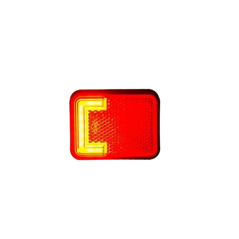 LED marker light neon red with bracket 12-24v 50cm. cable