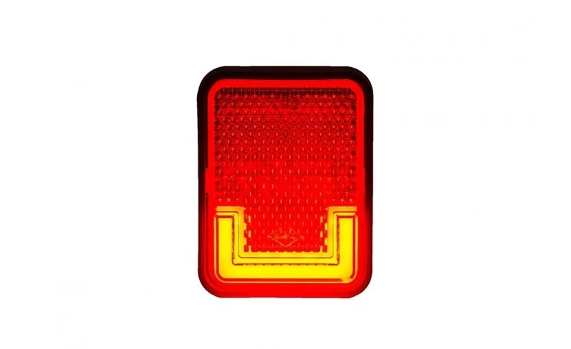 LED marker light neon red with bracket 12-24v 50cm. cable - 6