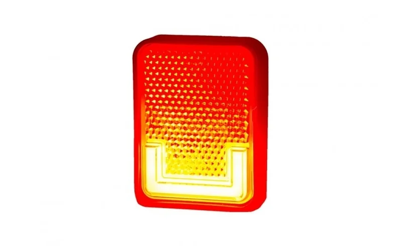 LED marker light neon red with bracket 12-24v 50cm. cable - 8