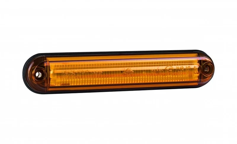 LED Posisjonslys oransje 12-24V 50cm kabel.