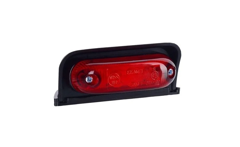 LED Positionsljus vitt med fäste 12-24V 50cm. kabel