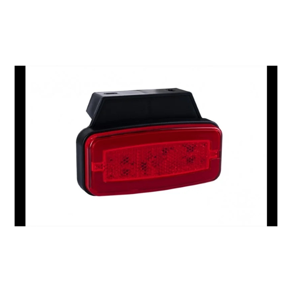LED marker light red with bracket 12-24v 50cm. cable