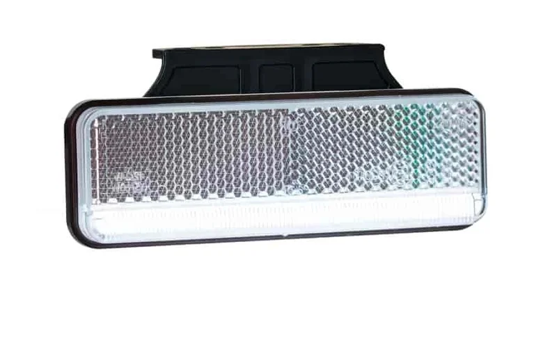 LED marker light neon white with bracket 12-24v 50cm. cable