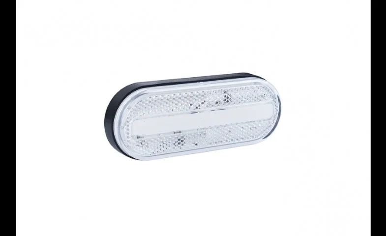 LED Posisjonslys hvit 12-24V 50cm kabel.