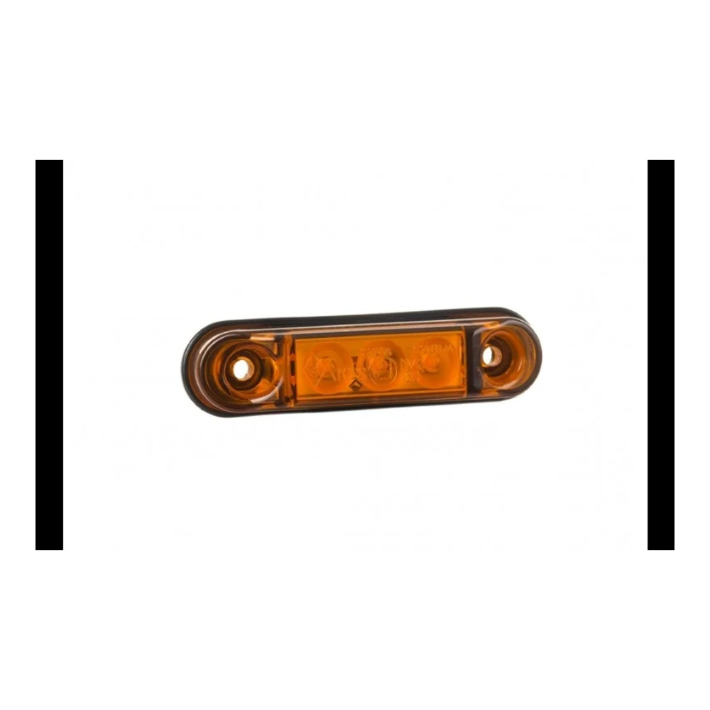 LED luz de posição orange com suporte 12-24v 50cm cabo