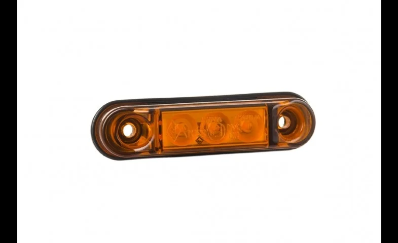 LED marker light orange with bracket 12-24v 50cm cable