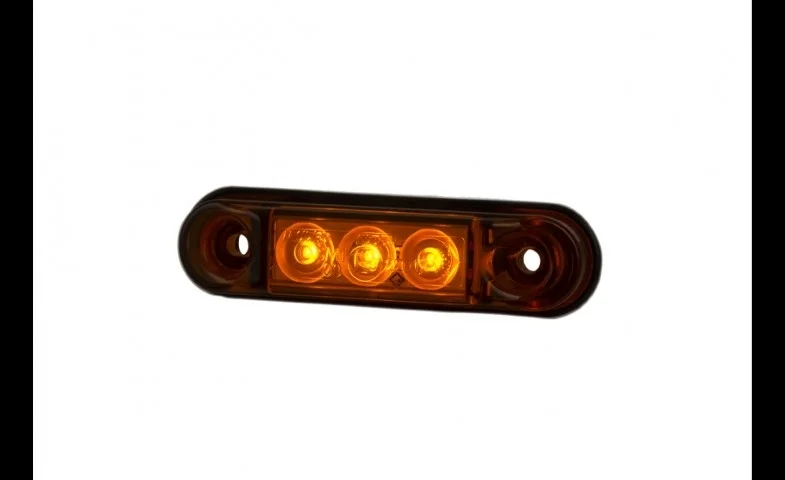 LED marker light orange with bracket 12-24v 50cm cable - 3