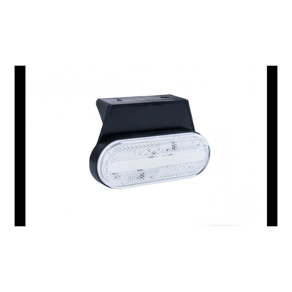 LED Markierungsleuchte weiß mit Halterung 12-24v 50cm. Kabel