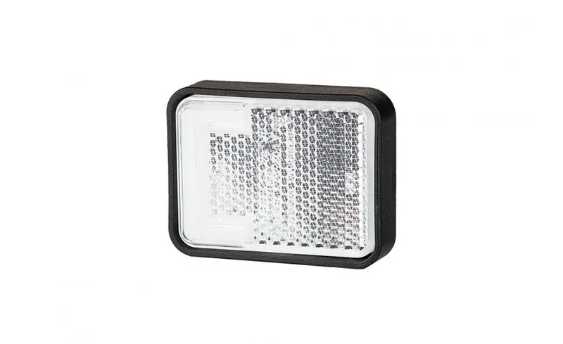 LED Posisjonslys NEON hvit med feste 12-24V 50cm kabel. - 10