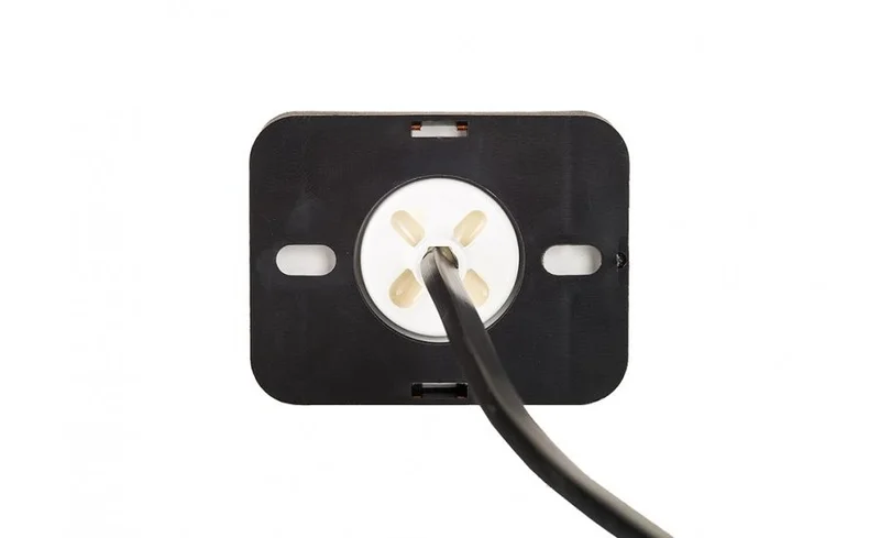 LED Posisjonslys NEON hvit med feste 12-24V 50cm kabel. - 4