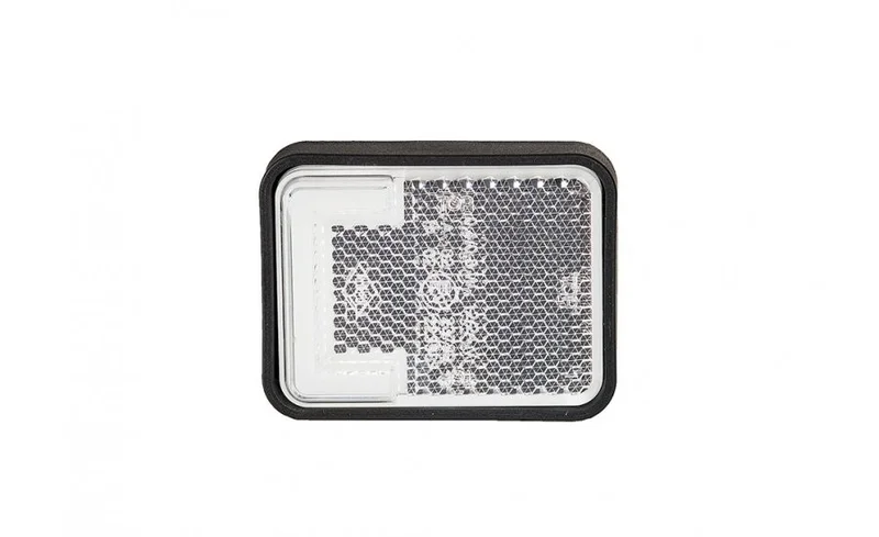 LED Posisjonslys NEON hvit med feste 12-24V 50cm kabel. - 2