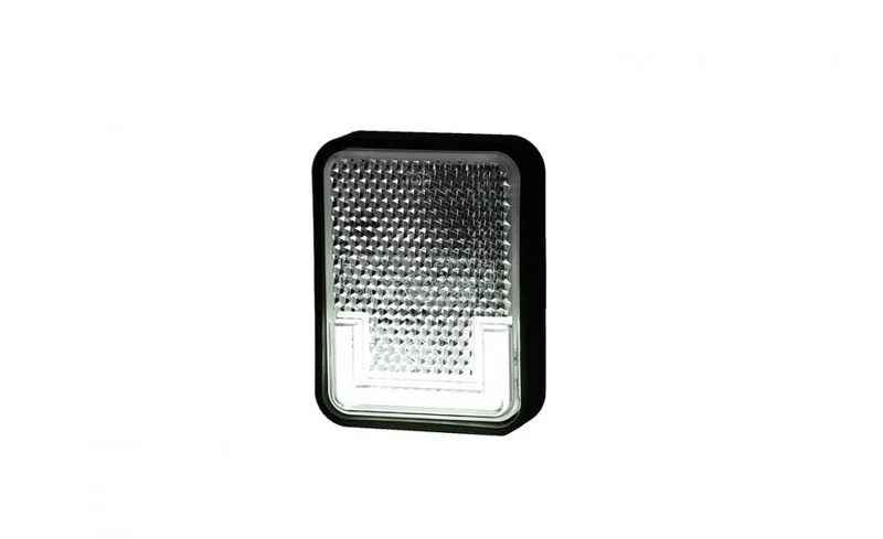 LED Posisjonslys NEON hvit med feste 12-24V 50cm kabel. - 8