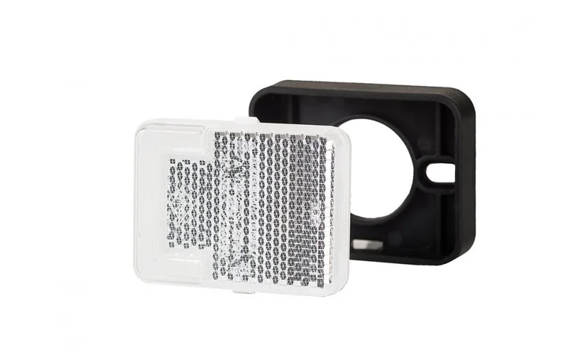 LED Posisjonslys NEON hvit med feste 12-24V 50cm kabel. - 11