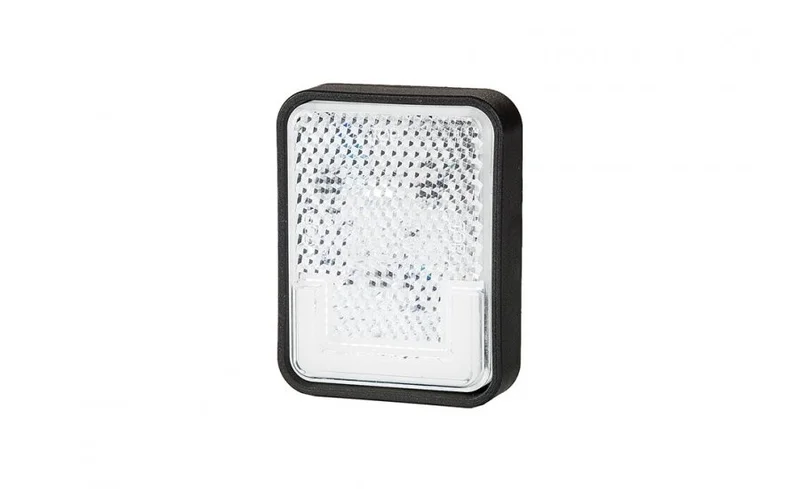 LED Posisjonslys NEON hvit med feste 12-24V 50cm kabel. - 3