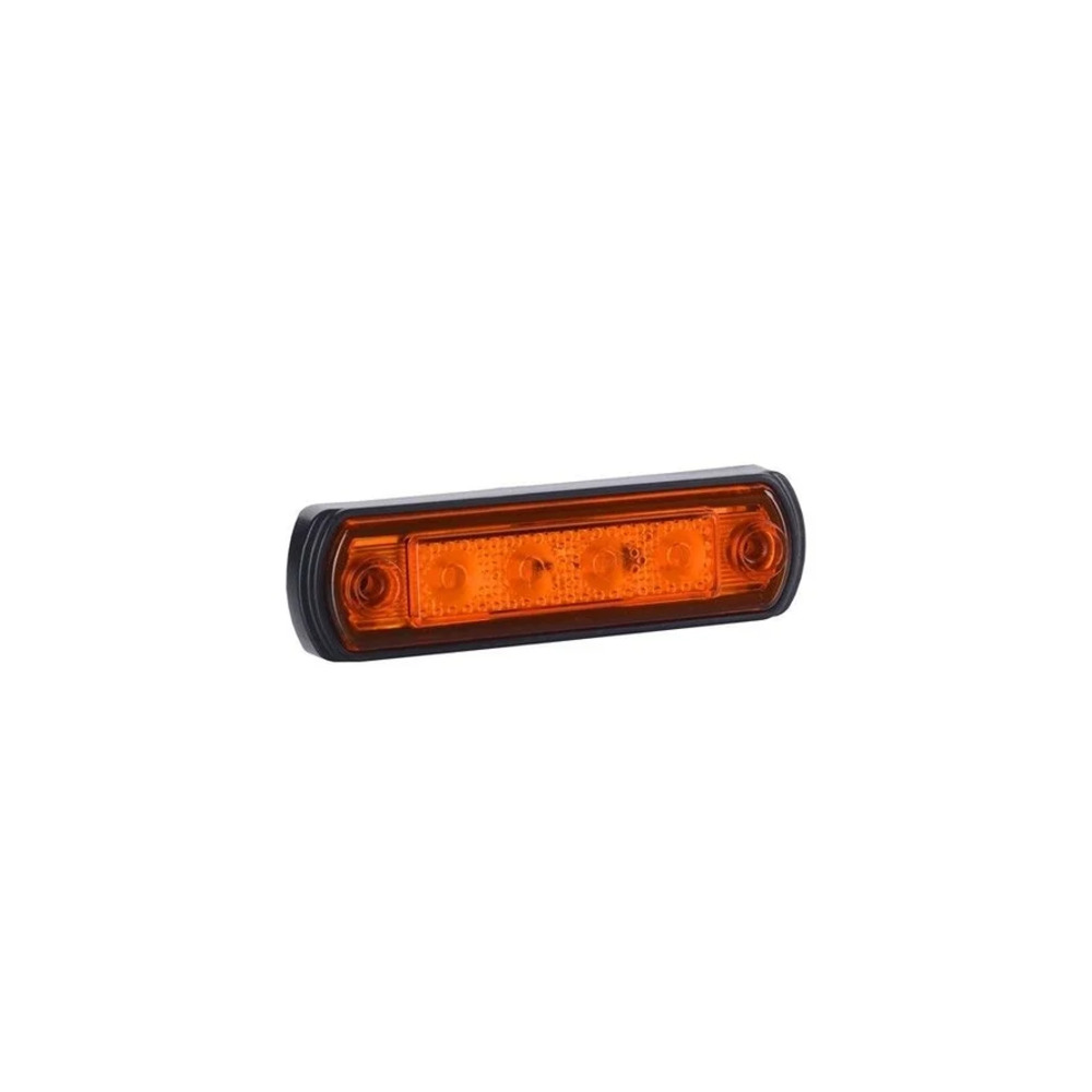 LED luce di ingombro ambra con staffa 12-24v 50cm. cavo