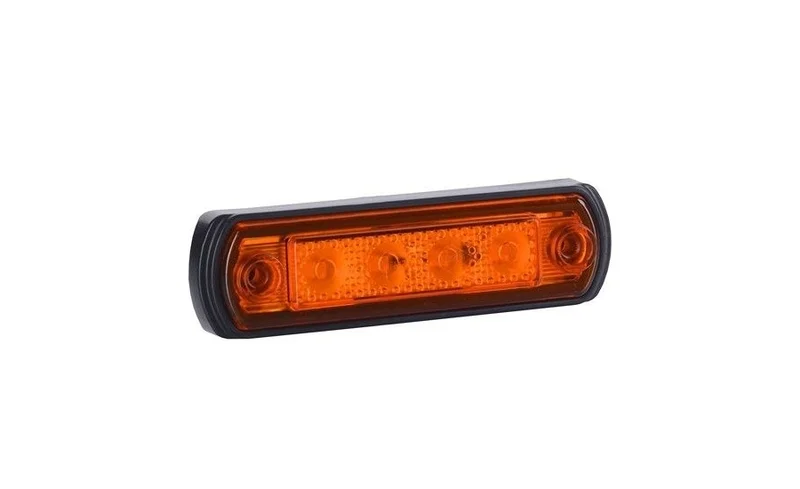 LED marker light amber with bracket 12-24v 50cm. cable