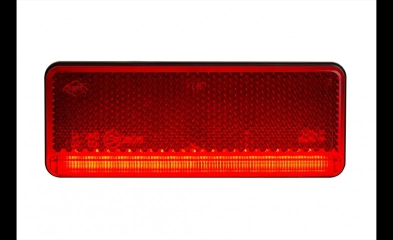 LED marker light neon red with bracket 12-24v 50cm. cable - 2