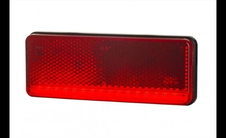 LED marker light neon red with bracket 12-24v 50cm. cable - 3