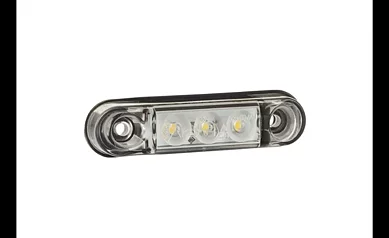 LED Positionsljus vit 12-24V 50cm kabel