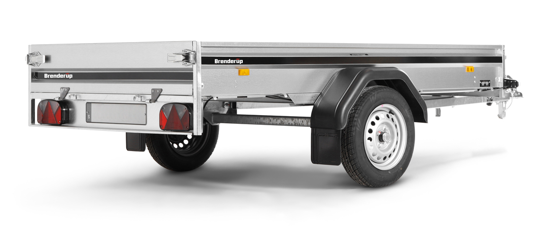Brenderup Lågbyggd flakvagn Serie FS Obromsad 750 kg