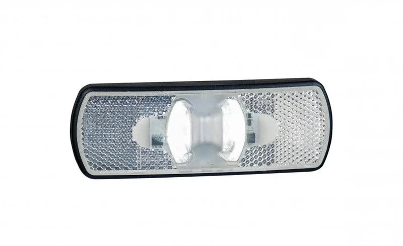LED Posisjonslys NEON hvit 12-24V 50cm kabel.