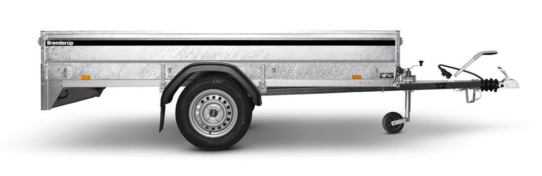Brenderup Lågbyggd flakvagn Serie LMT Bromsad Extrautrustad 750 kg - 3