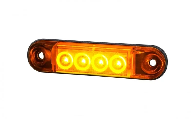 LED marker light red 12-24v 50cm. cable