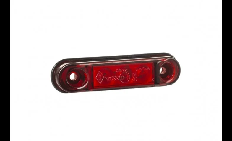 LED marker light red with bracket 12-24v 50cm cable