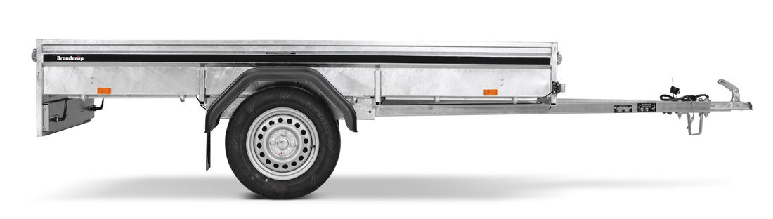 Brenderup Lågbyggd flakvagn Serie L Obromsad 750 kg - 2