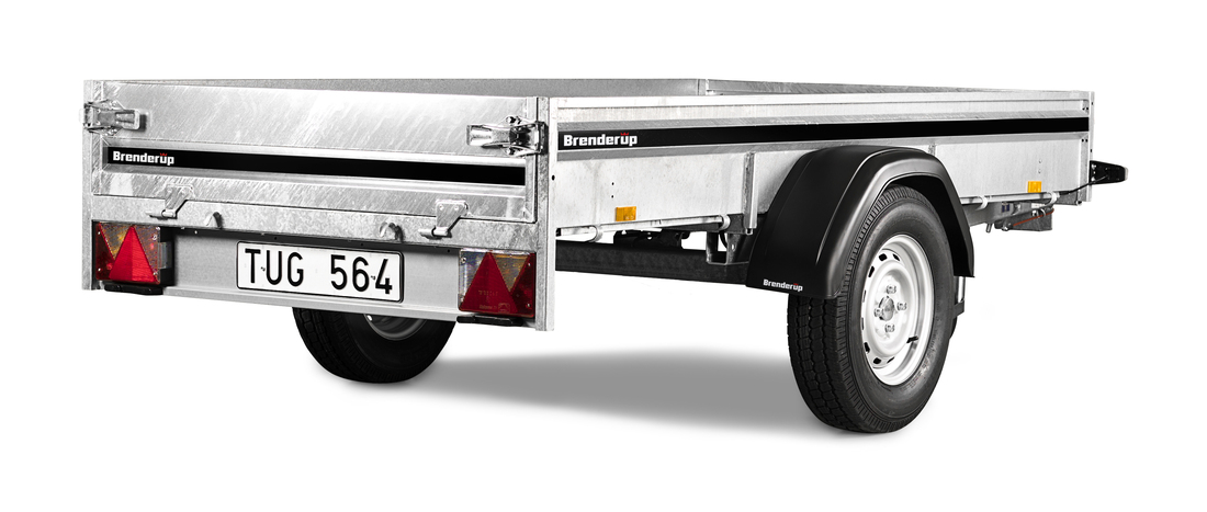 Brenderup Lågbyggd flakvagn Serie L Obromsad 750 kg - 3