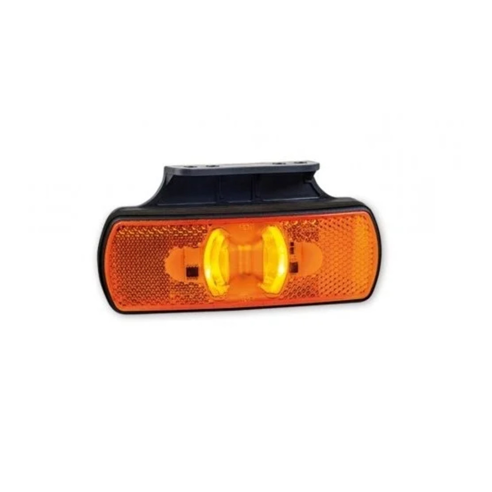 LED marker light neon amber with bracket 12-24v 50cm. cable