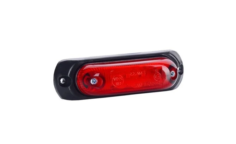 LED marker light white with bracket 12-24v 50cm. cable