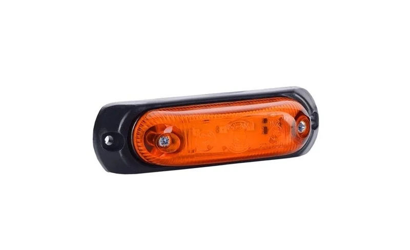 LED marker light red with bracket 12-24v 50cm. cable