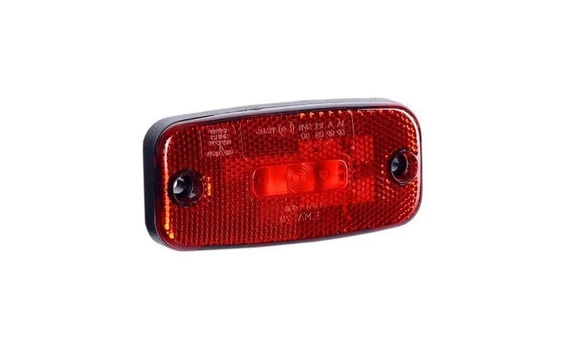 LED Posisjonslys rød 12-24V 45cm kabel.