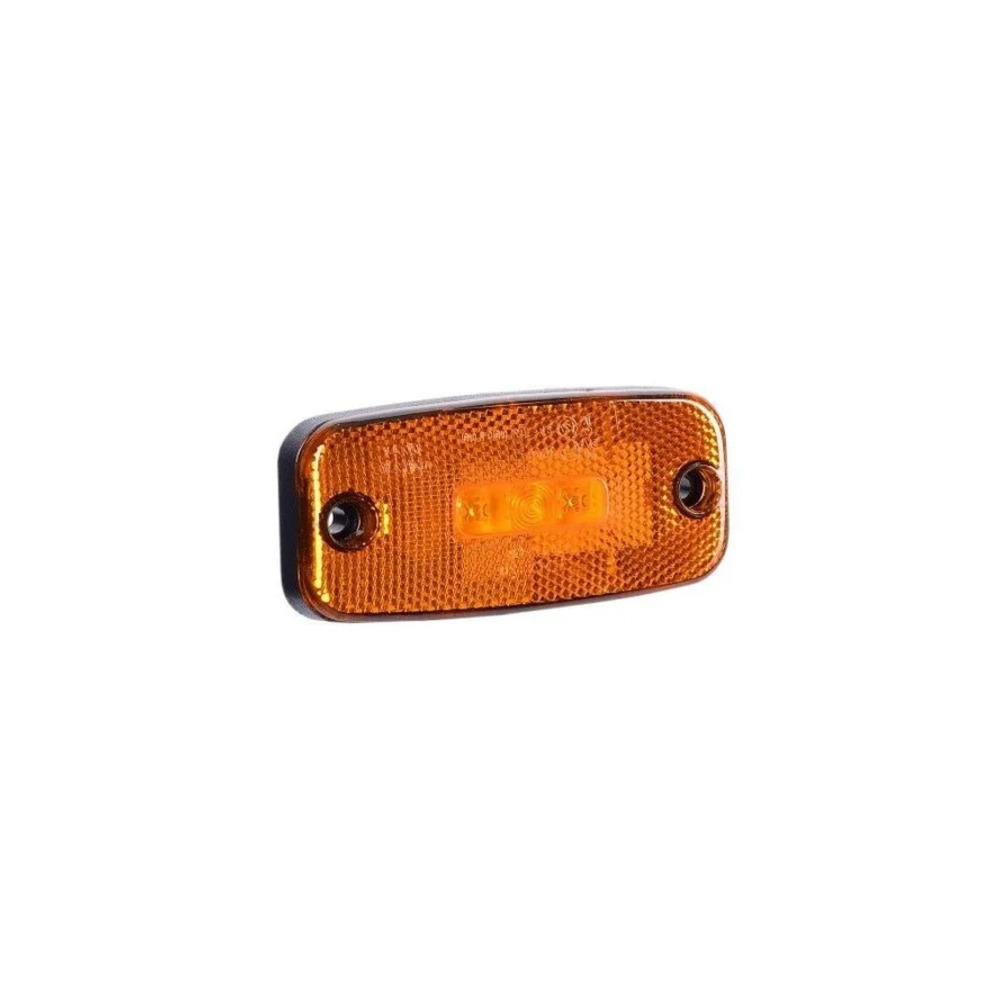 LED Posisjonslys oransje 12-24V 50cm kabel.