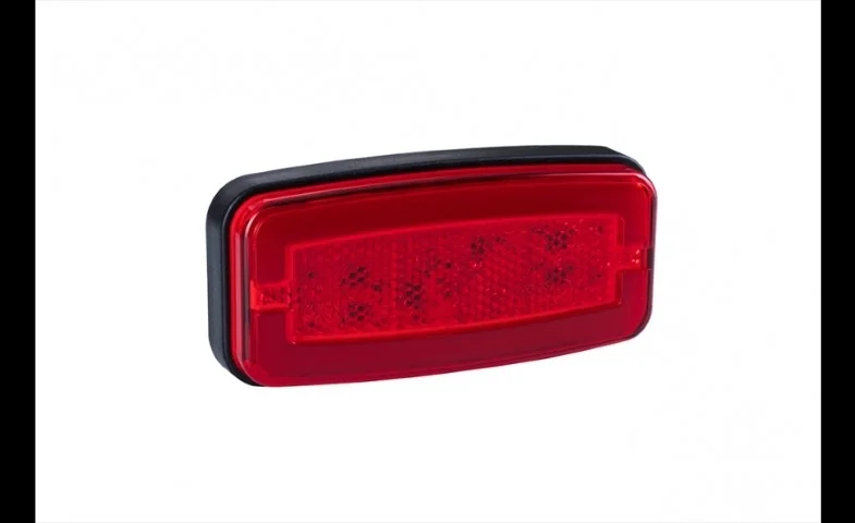LED marker light white with bracket 12-24v 50cm. cable