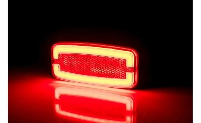 LED marker light white with bracket 12-24v 50cm. cable - 5