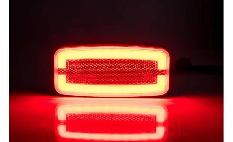 LED marker light white with bracket 12-24v 50cm. cable - 6