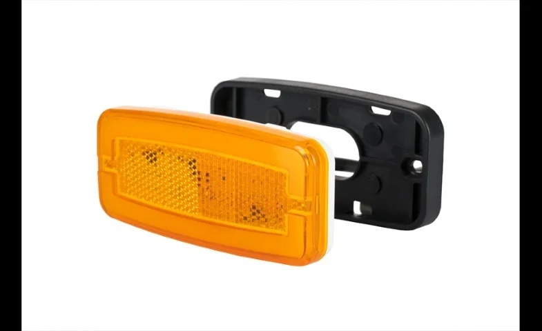 LED Positionsljus röd med fäste - 5