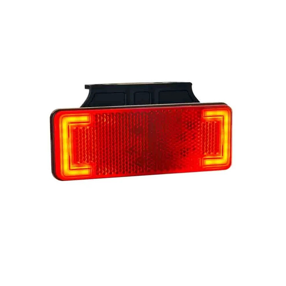 LED marker light neon red with bracket 12-24v 50cm. cable