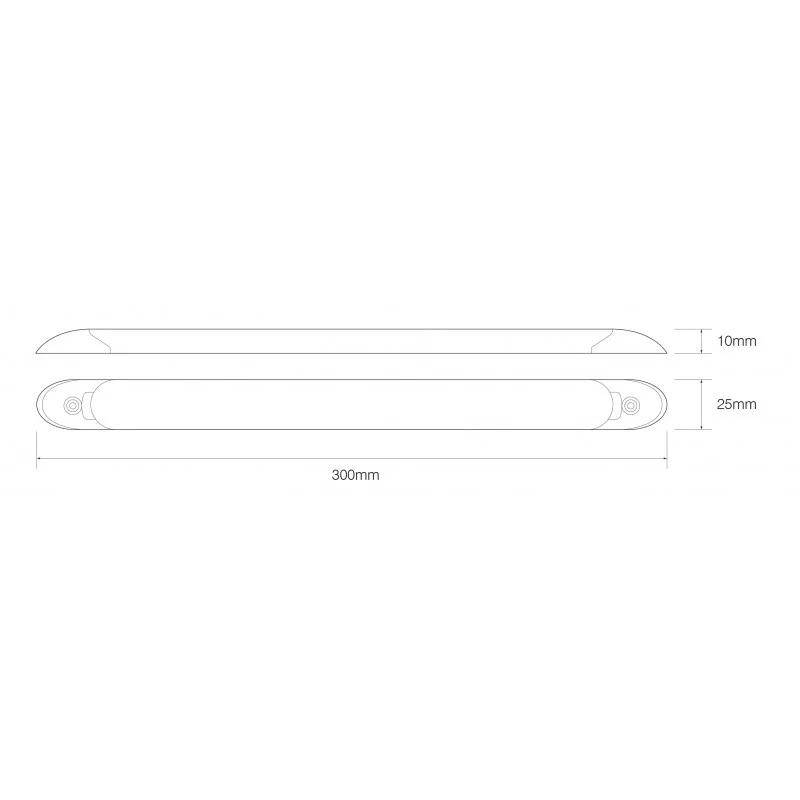 LED-interiörbelysning | exkl. strömbrytare | 30 cm kabel | Vit | 24V | kallvit - 2