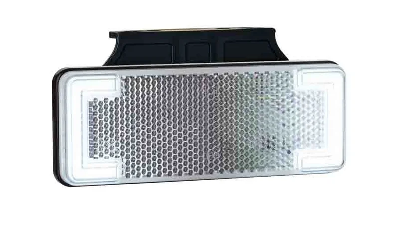 LED marker light neon white with bracket 12-24v 50cm. cable