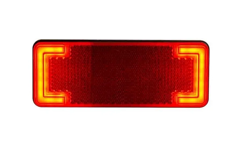 LED Posisjonslys NEON rød 12-24V 50cm kabel. - 2